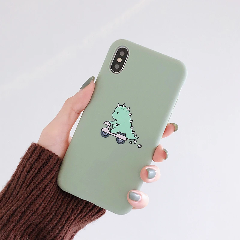 GlamPhoneCase Cute Cartoon Couple Phone Case For iPhone 7 8 Plus XS Max XR Cases X 6 6S Soft TPU Cover |