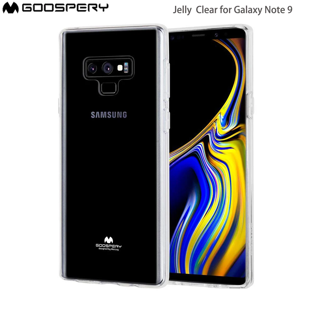 Mercury Goospery жемчужный желе резиновый мягкий прозрачный чехол для телефона Samsung