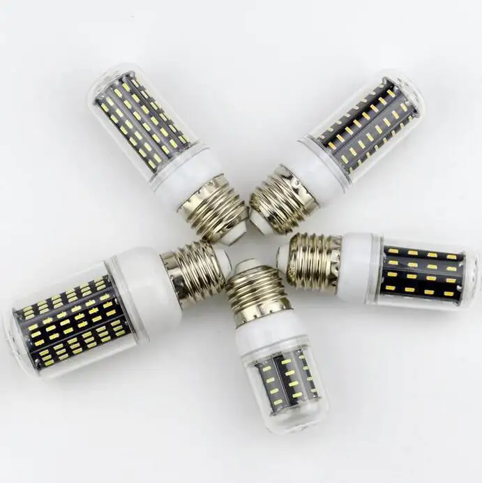 Светодиодная лампа Real No Flicker/Strobe Smart Power IC Design светодиодная кукурузная 4014 SMD E27 E14 220