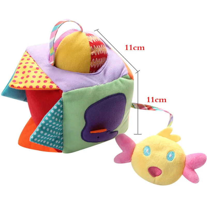 

Baby Plush Toys Bell Ball Soft Hand Grasp Ball Bed Stroller Hanging Toys BM88