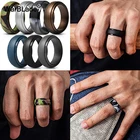 WarBLade 8 шт.компл. пищевые силиконовые кольца FDA для мужчин свадебные резинки гипоаллергенные гибкие спортивные силиконовые кольца на палец