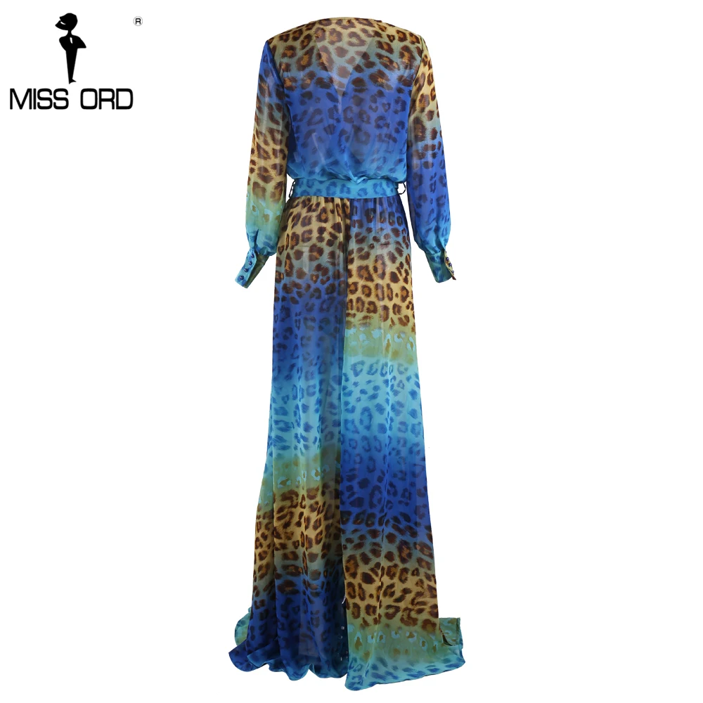Missord 2019 сексуальное леопардовое Марлевое Макси платье в пол FT2858 1|floor length dress|floor maxi