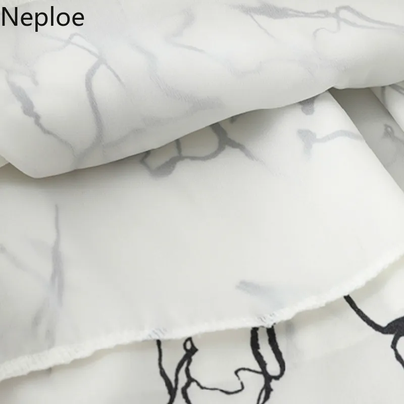 Neploe женское платье с принтом Лето 2019 новое v-образным вырезом на бретельках Vestidos