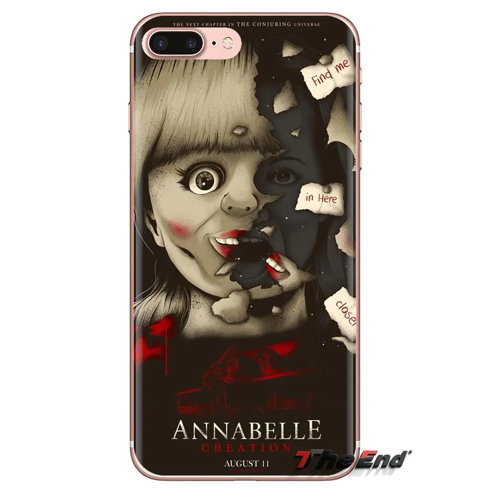 Прозрачный мягкий чехол Annabelle Creation для Huawei Nova 2 3 2i 3i Y6 Y7 Y9 Prime Pro GR3 GR5 2017 2018 2019 Y5II Y6II |
