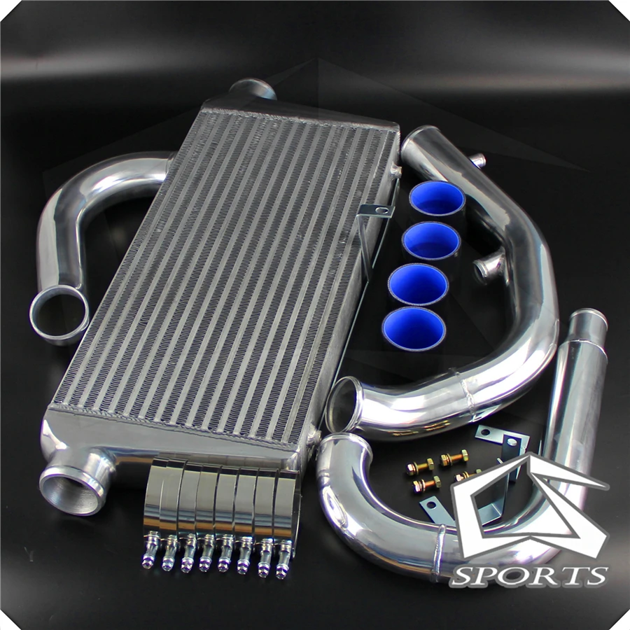 Интеркуллер FMIC + Трубопроводный комплект подходит для M * itsubishi Lancer EVO 7 8 9 CT9A 4G63 04