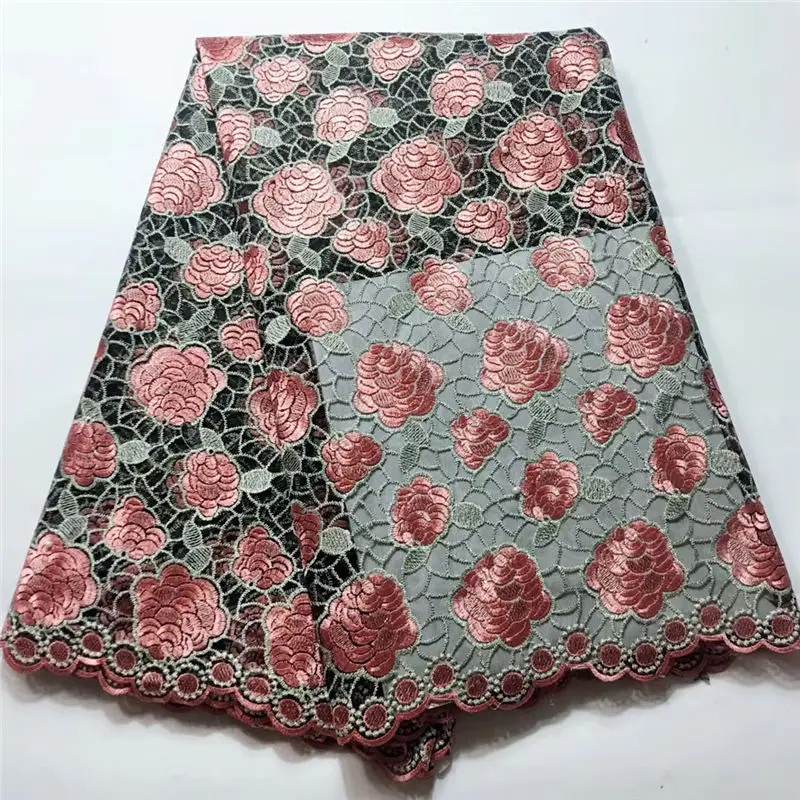 African lace fabric embroidery nigerian High quality swiss voile TL1057 | Дом и сад