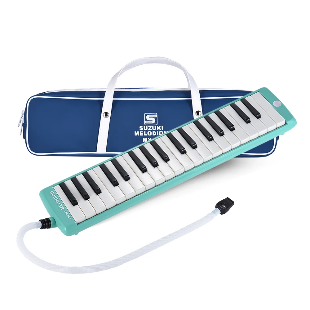 Сузуки MX 37D 37 клавишный Melodion Melodica Pianica инструмент с длинным и коротким мундштуком