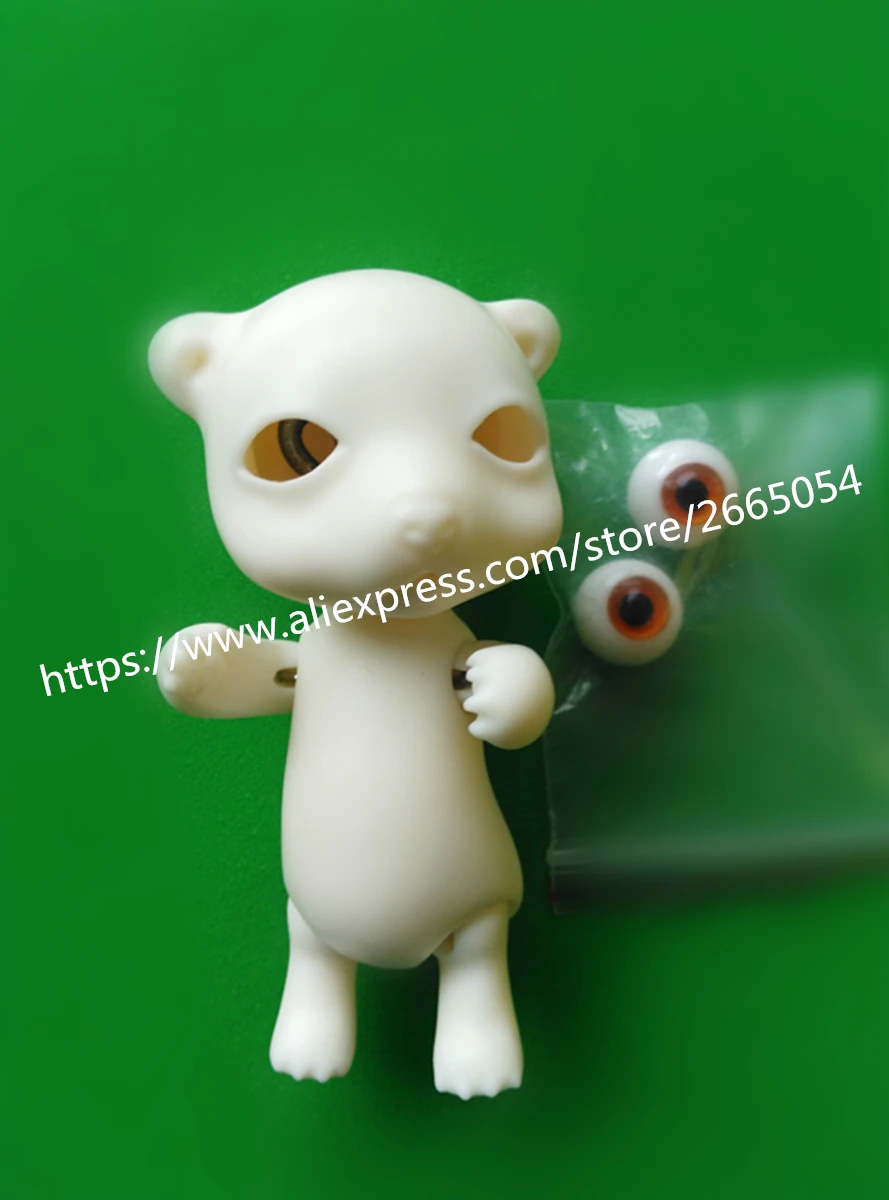 AQK BJD 1/12 маленький медовый медведь милые пятна для домашних животных бесплатно