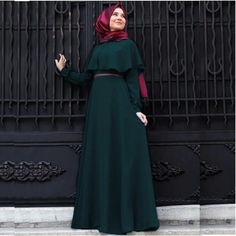 IRicheraf Абая для женщин Abaya Дубай мусульманский халат платье молитвы Jupe Musulmane Longue