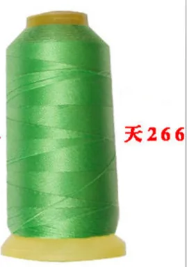 Fruit green 0,32 мм/0,38 мм высокопрочный полиэстер черная/белая нить для кожи/джинсов/дивана/ковбоя высокая прочность - Цвет: Fruit green