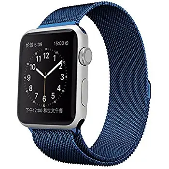 44, 40, чехол для Apple Watch, ремешок, чехол, серия 4, 3, 1, 2, 38 мм, 42 мм, спортивное издание, Миланский металл, нержавеющая сталь, магнитная Радуга