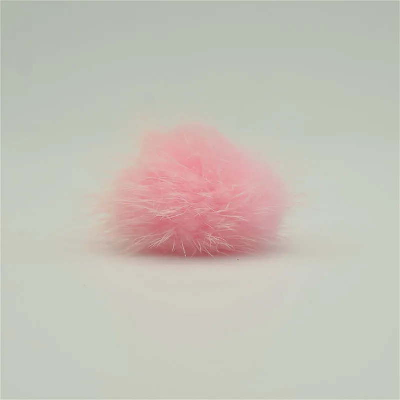 Помпоны из меха норки 20 шт. 40 мм розовый серый два цвета|mink ball|mink fur balldiy jewelry findings |