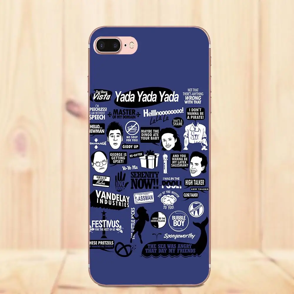 Maerknon для Apple iPhone 4 4S 5 5C 5S SE 6 6S 7 8 Plus X Мягкий силиконовый чехол Jerry Seinfeld | Мобильные