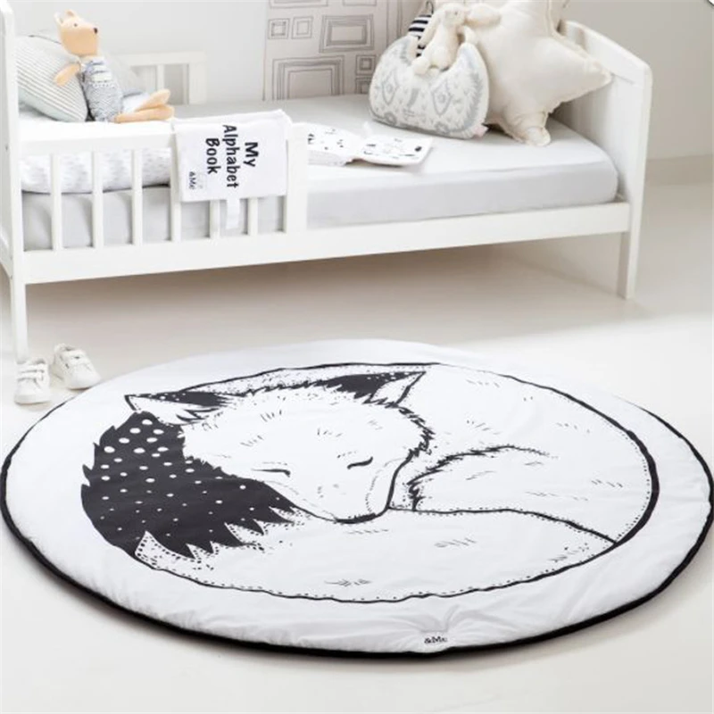 2018 игровой коврик с лисой Tapete Infantil Tapis Enfant детский Детский ковер игрушки для детей