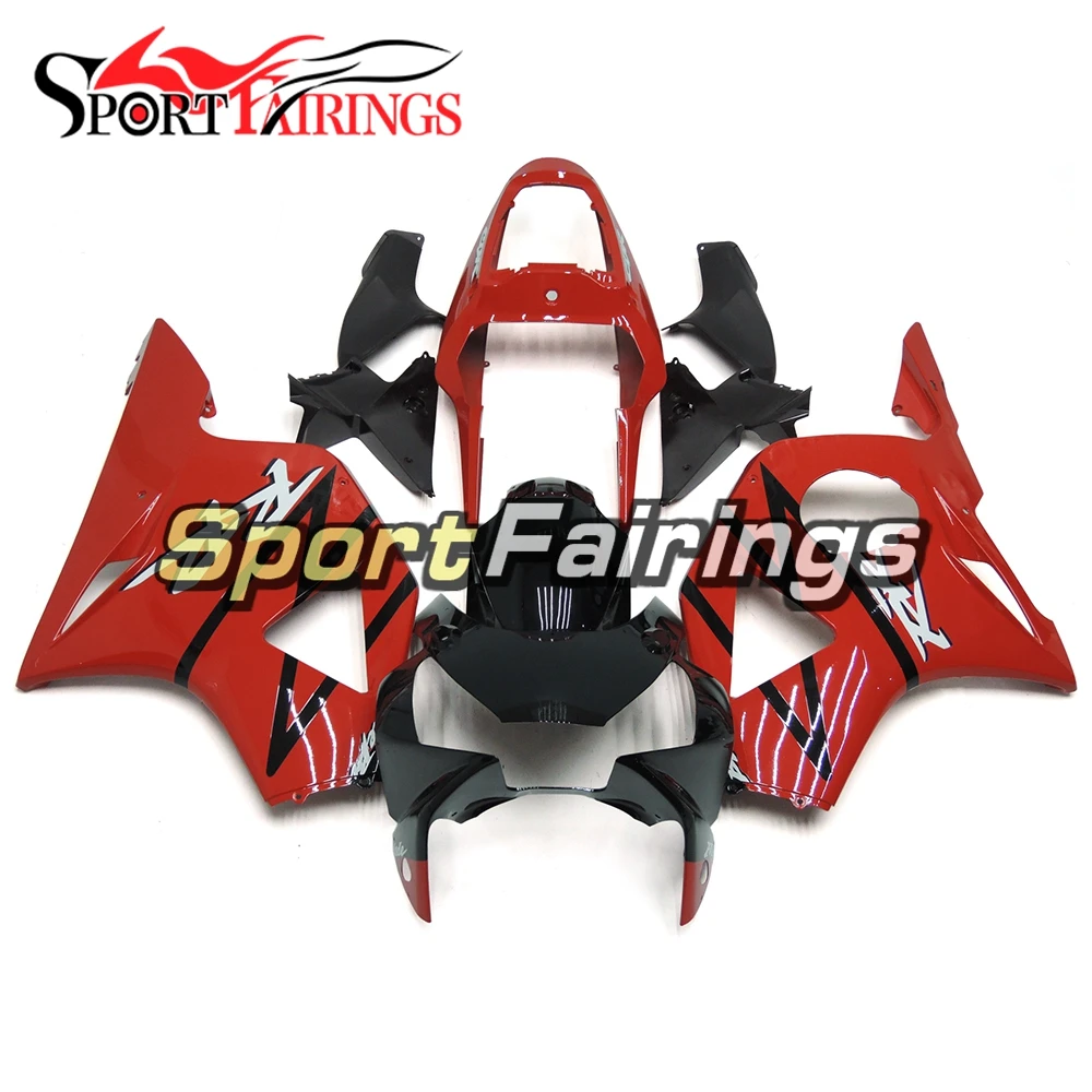 

Motorcycle Injection ABS Fairing Kit For Honda CBR900RR 954 Year 02 03 2002 2003 CBR954RR Red Black Stripe Fairings Bodywork