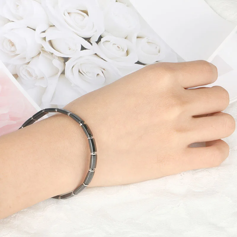 Браслеты женские из гладкой керамики Элегантные классические ювелирные