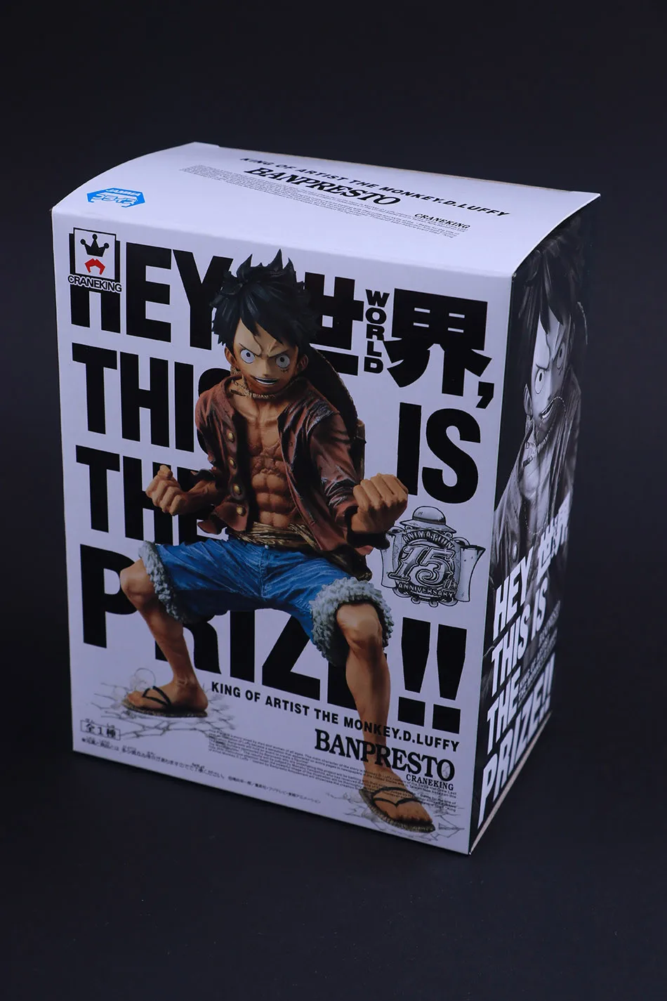 Популярные Японии Аниме One Piece Craneking Король Окраски Banpresto Колизей Рисунок Луффи Фигурку Onepiece Цифры