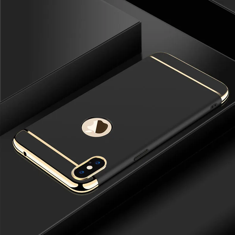 Ультратонкая оправа Жесткий Чехол для iPhone XR чехол XS Max 8 Plus 7 6 6S 5S жесткий