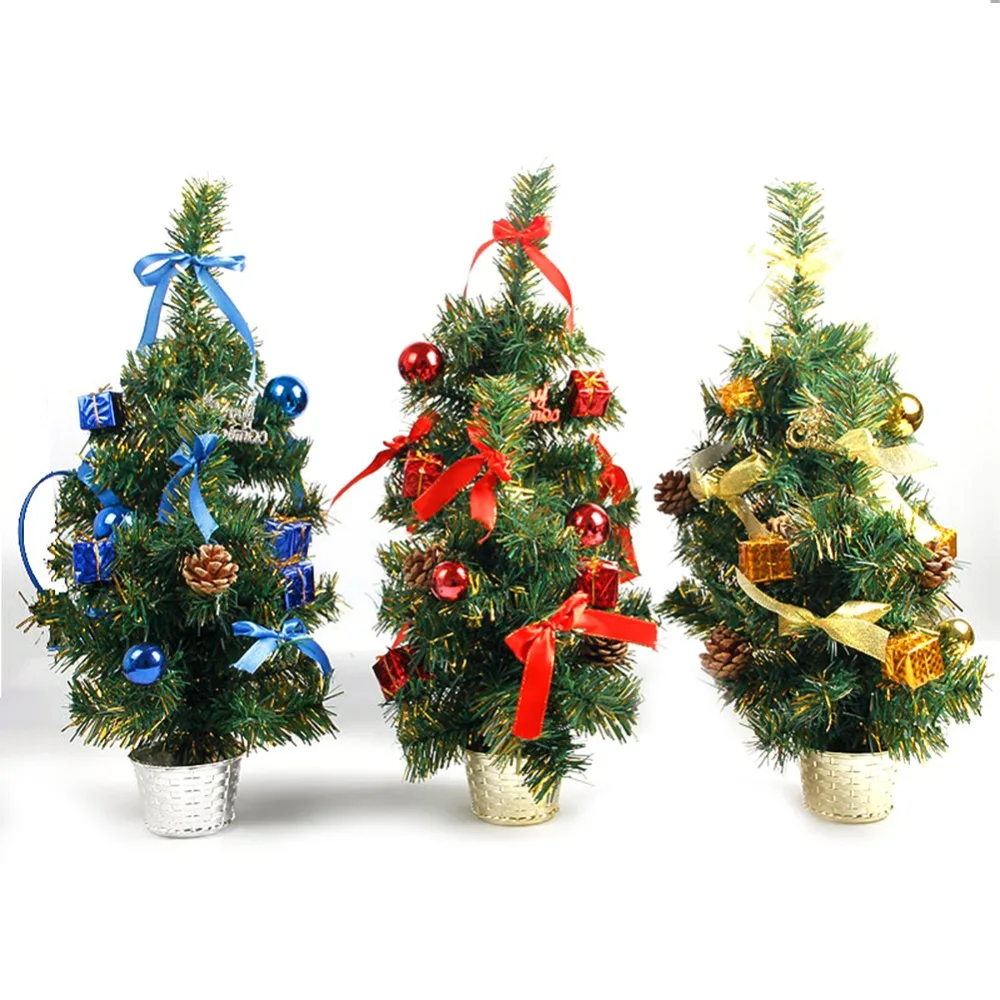 2018 Christmas Tree Decoration Holiday Home Mini Artificial Trees Decorations For Xmas Gift | Дом и сад