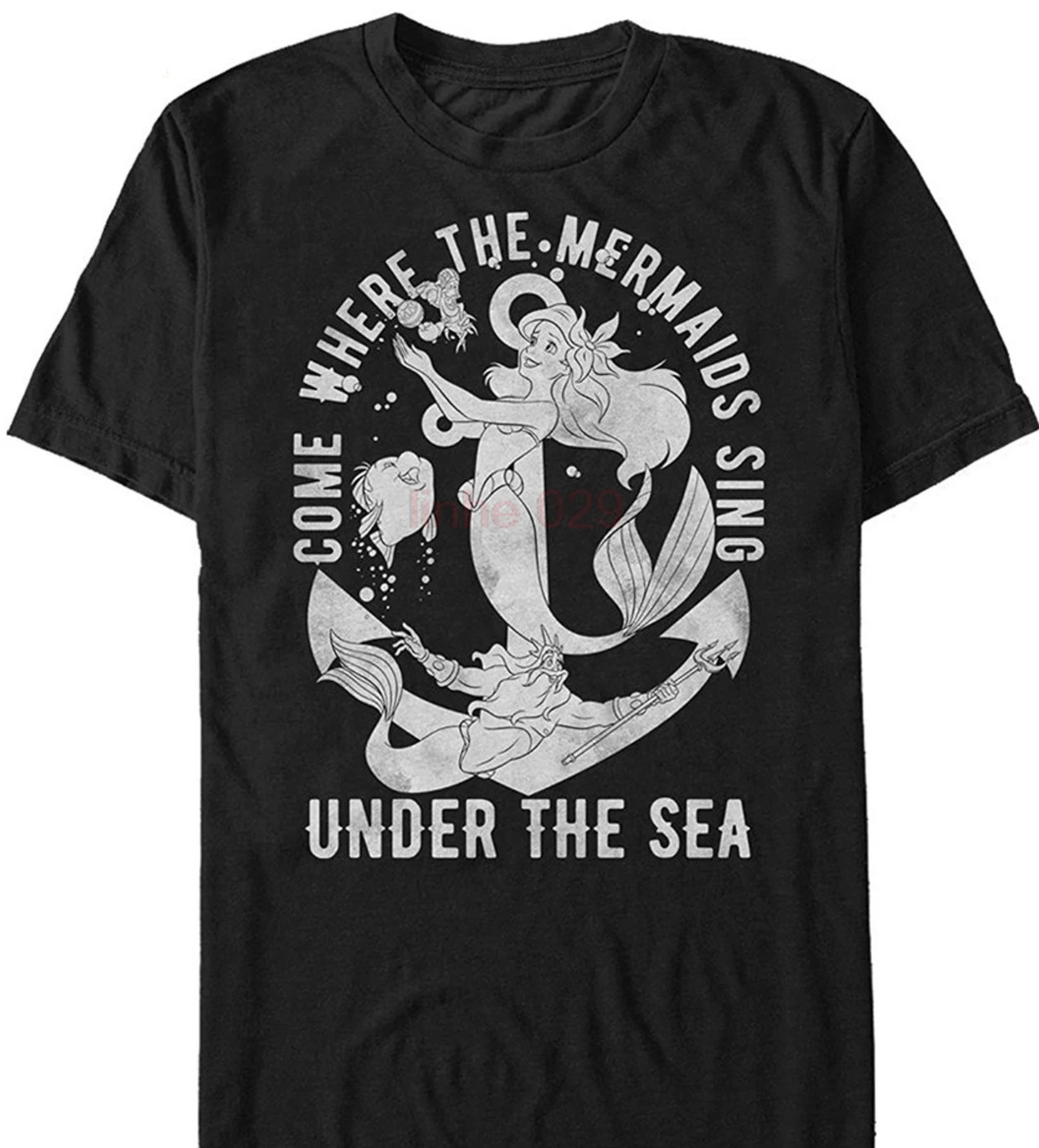 Летний стиль пришел где Русалочка петь под море Для Мужчин's Graphic T-Shirt | Мужская