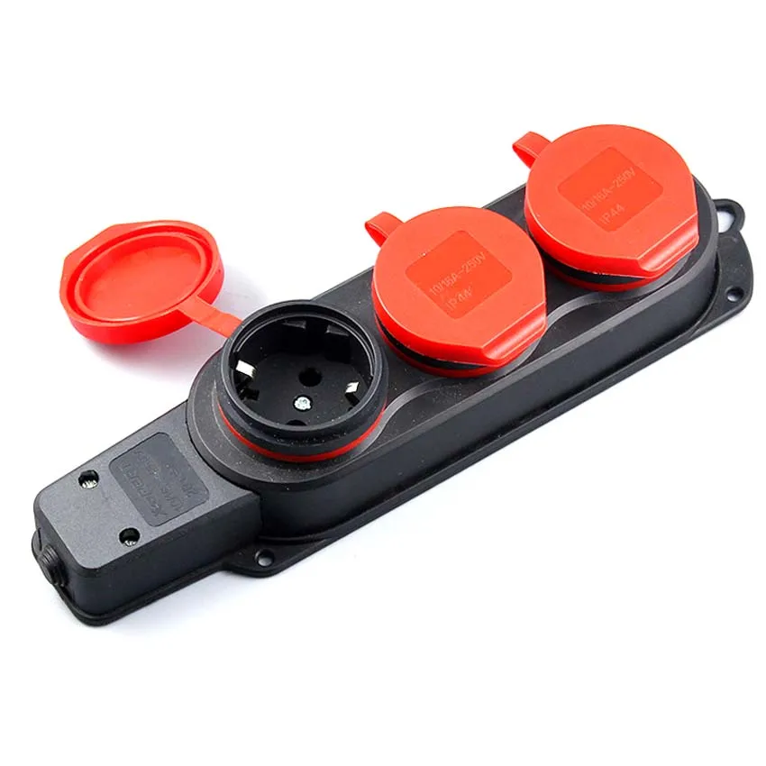 Уличный водонепроницаемый удлинитель со штепсельной вилкой IP44 16 А 3000 Вт