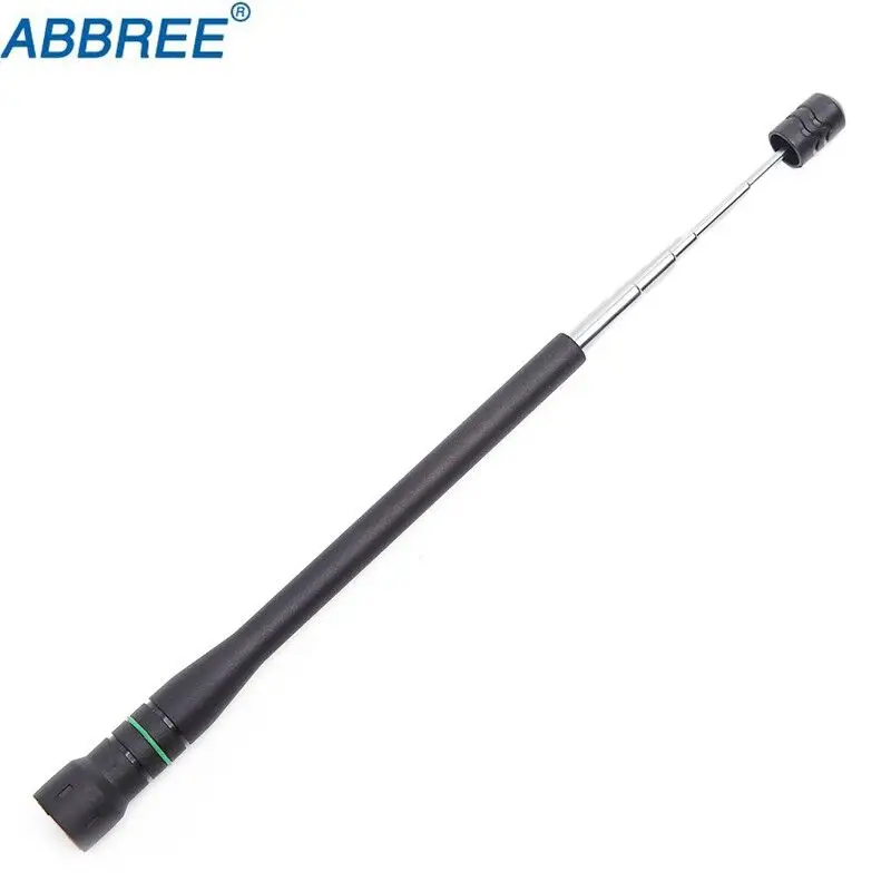 5 шт. Abbree телескопическая антенна SMA-Male V/U двухдиапазонная для BAOFENG TYT TH-UV8000D MD-380 Wouxun