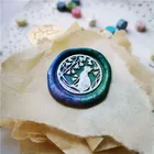 Головка штемпеля кота лилии с цветами печать штампов Ретро деревянный штамп воск печать штамп Свадебный Декоративный штамп сургучные печати