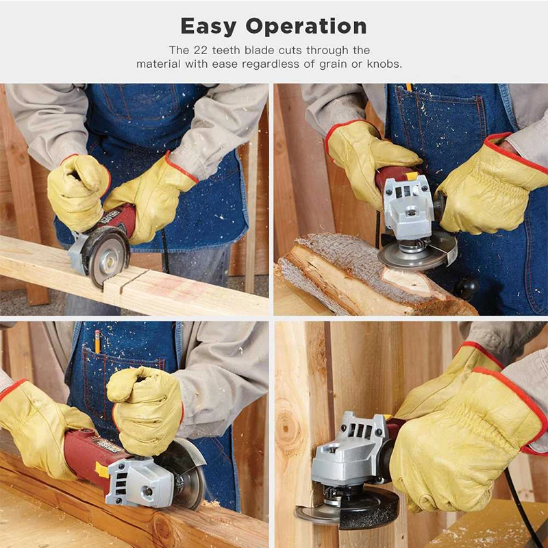Новый 4-дюймовый шлифовальник диск и цепи 22 зуб тонкой абразивные отрезные пилы