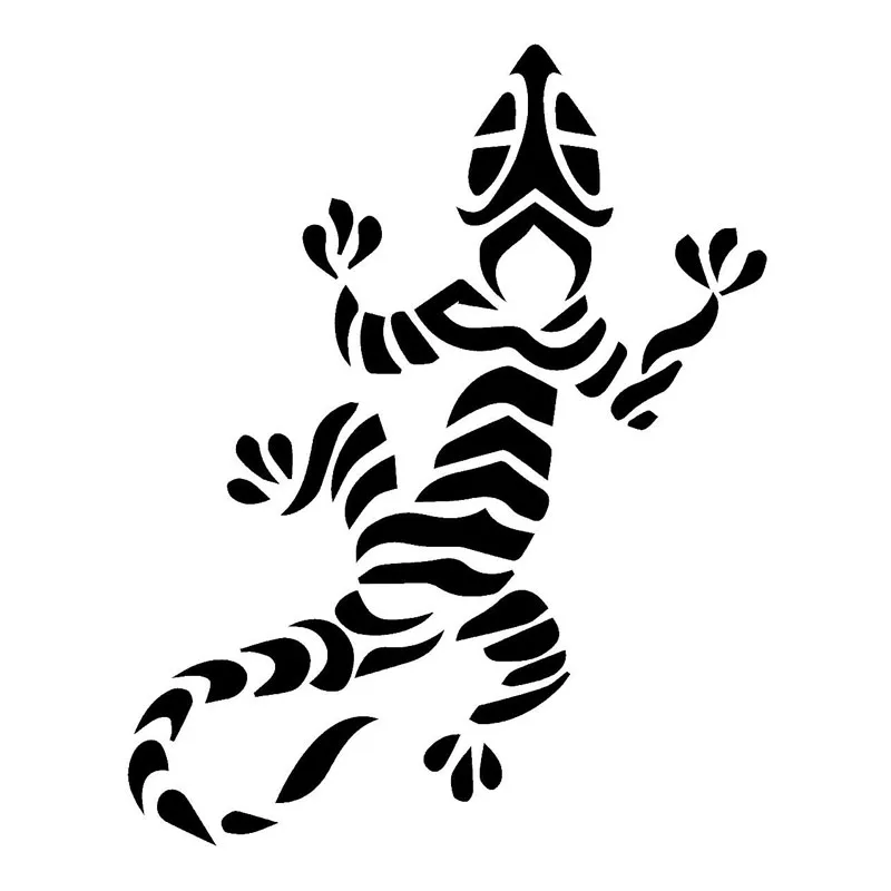 Стильная виниловая Автомобильная наклейка Gecko в виде ящерицы 12 4*15 5 см модный