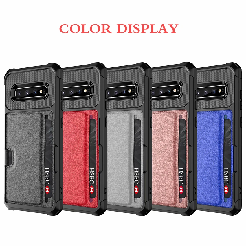 Роскошный мягкий силиконовый кожаный чехол-кошелек с отделениями для кредитных