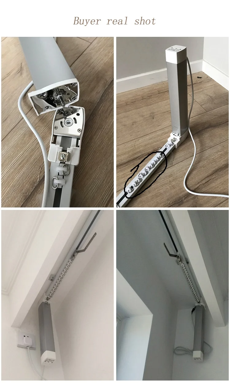 Xiaomi aqara/Dooya KT82/DT82 двигатель настраиваемый супер Ganz Электрический шторный трек для умного дома для 5,5 м или нескольких