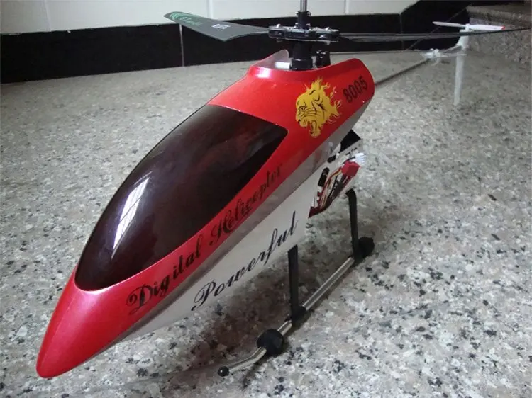105 см Огромный большой 3.5CH RC вертолет металлический каркас Гироскоп светодиодный светильник 2 скорости Радио пульт дистанционного управления электрический G.T QS8005 QS 8005