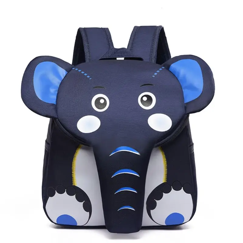 

Cartoon Elephant Shoulder Bag Kindergarten Schoolbag Backpack For Toddler Kids