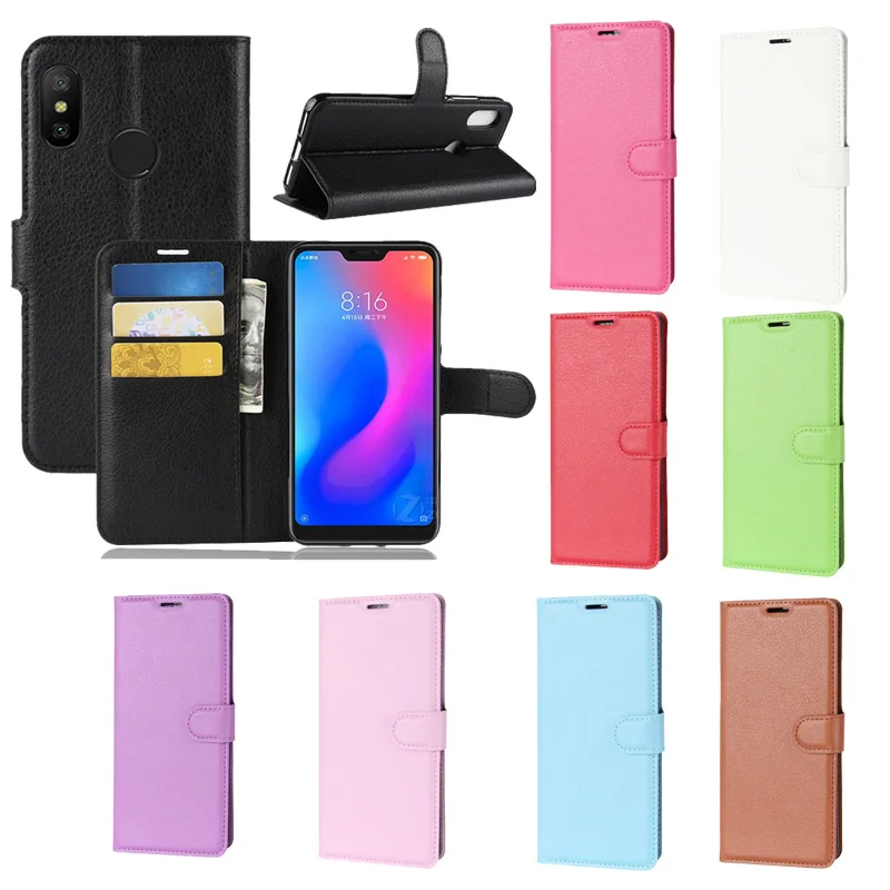 Роскошные Флип кожаный чехол для Xiaomi 5C 8 lite Redmi 6 Примечание 3 Pro Pocophone F1 Wallet сумки