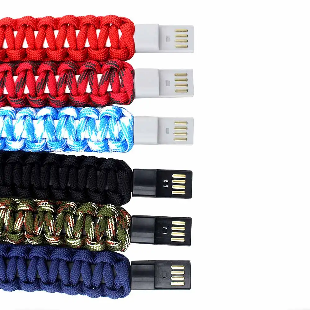 Горячий USB кабель браслет для зарядки синхронизации данных Шнур iPhone X 6 7 8 Plus Samsung