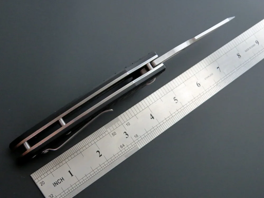 ZZSQ EF28 складной нож D2 лезвие шариковый подшипник + G10 ручкой Открытый выживания