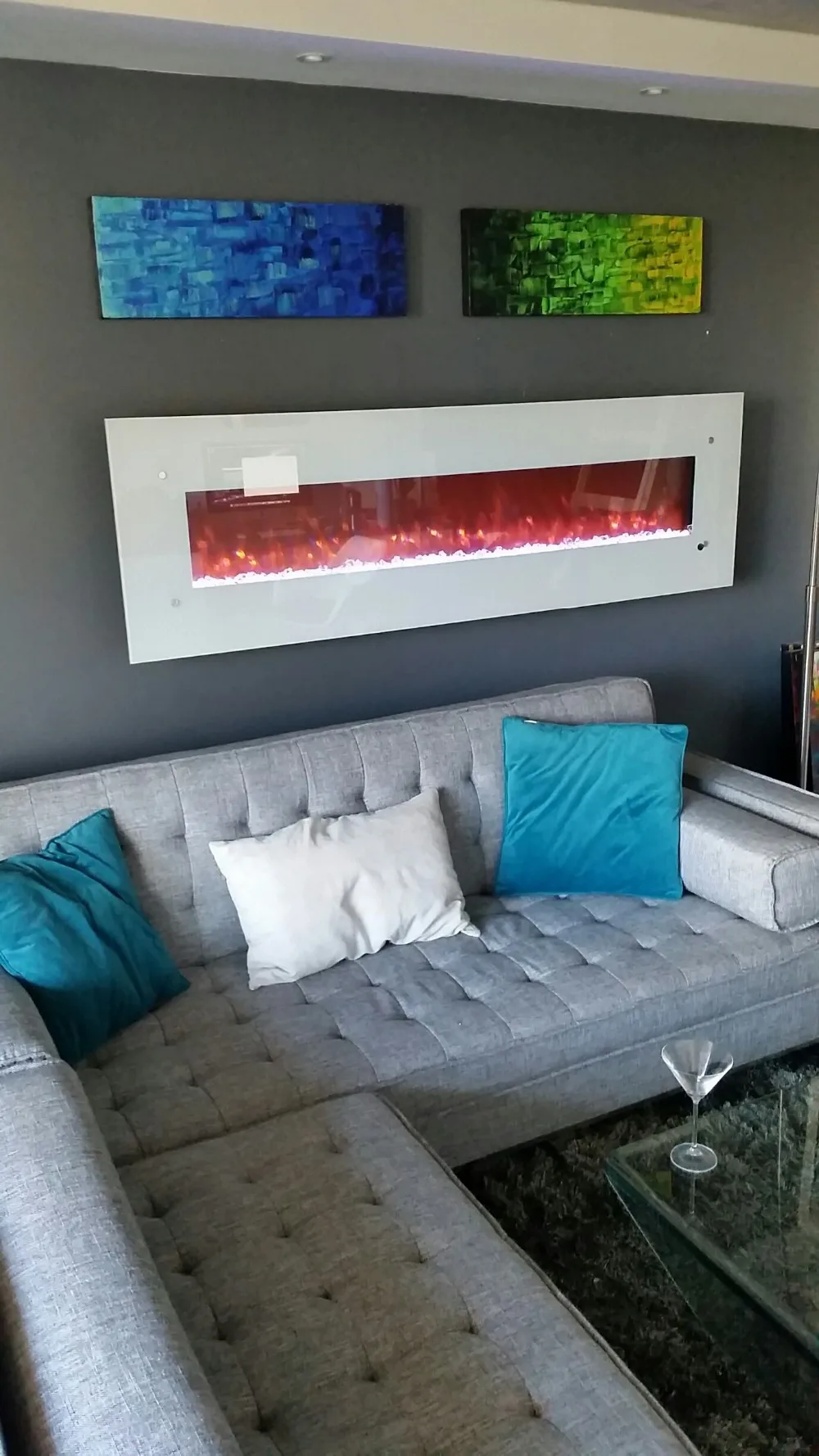 Бесплатная доставка в Россию 72 &quotОгонь место деревянный обогреватель | Бытовая