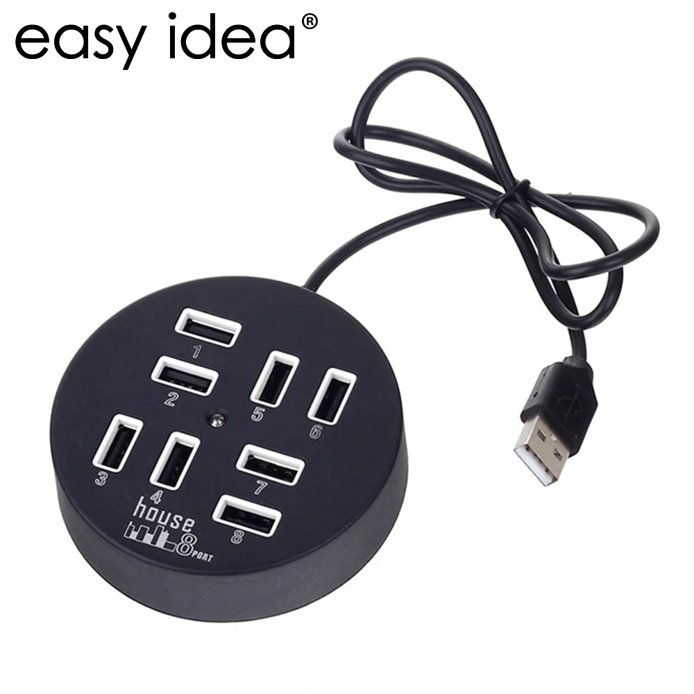 Micro usb хаб 8 Порты высокое Скорость 2 0 Hub адаптер multi USB Совместимость мини