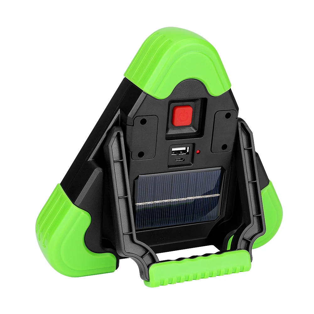 Рабочий COB светильник на солнечной батарее светодиодный портативный фонарь