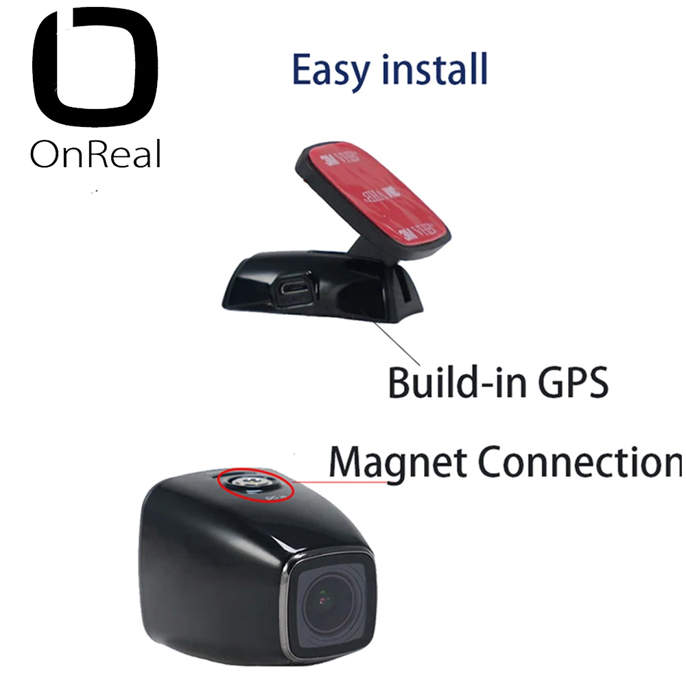 OnReal A3GPS Автомобильный видеорегистратор камера для автомобиля Магнитный