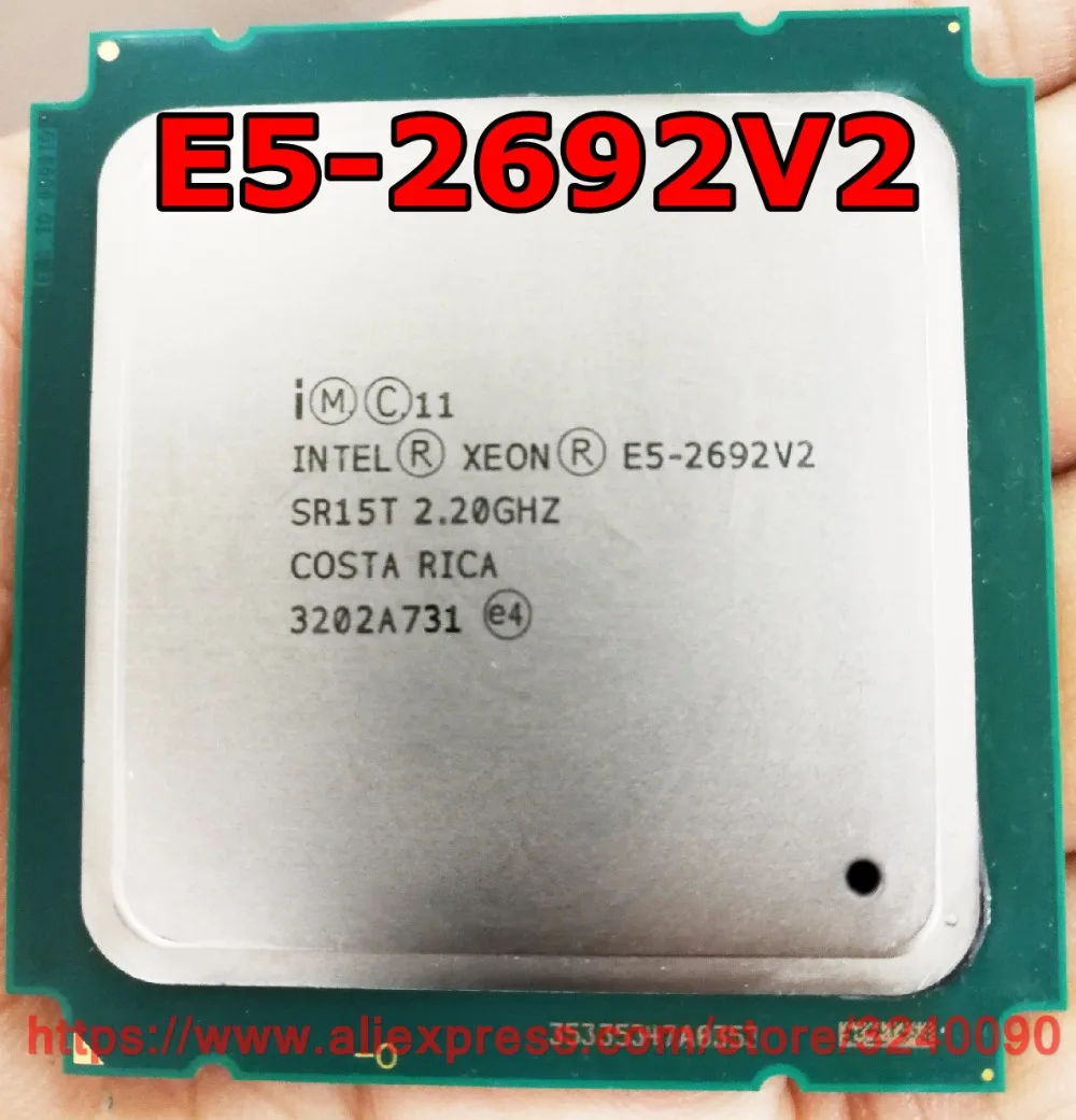 Процессор Intel ЦП Xeon E5 2692 V2 официальная версия 12 ядерный процессор 2 ГГц 30 Мб с