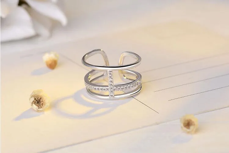 Anel Masculino Anillos 925 кольца из стерлингового серебра для женщин многослойное безразмерное кольцо на палец винтажная тайская бижутерия Cz для влюбленных