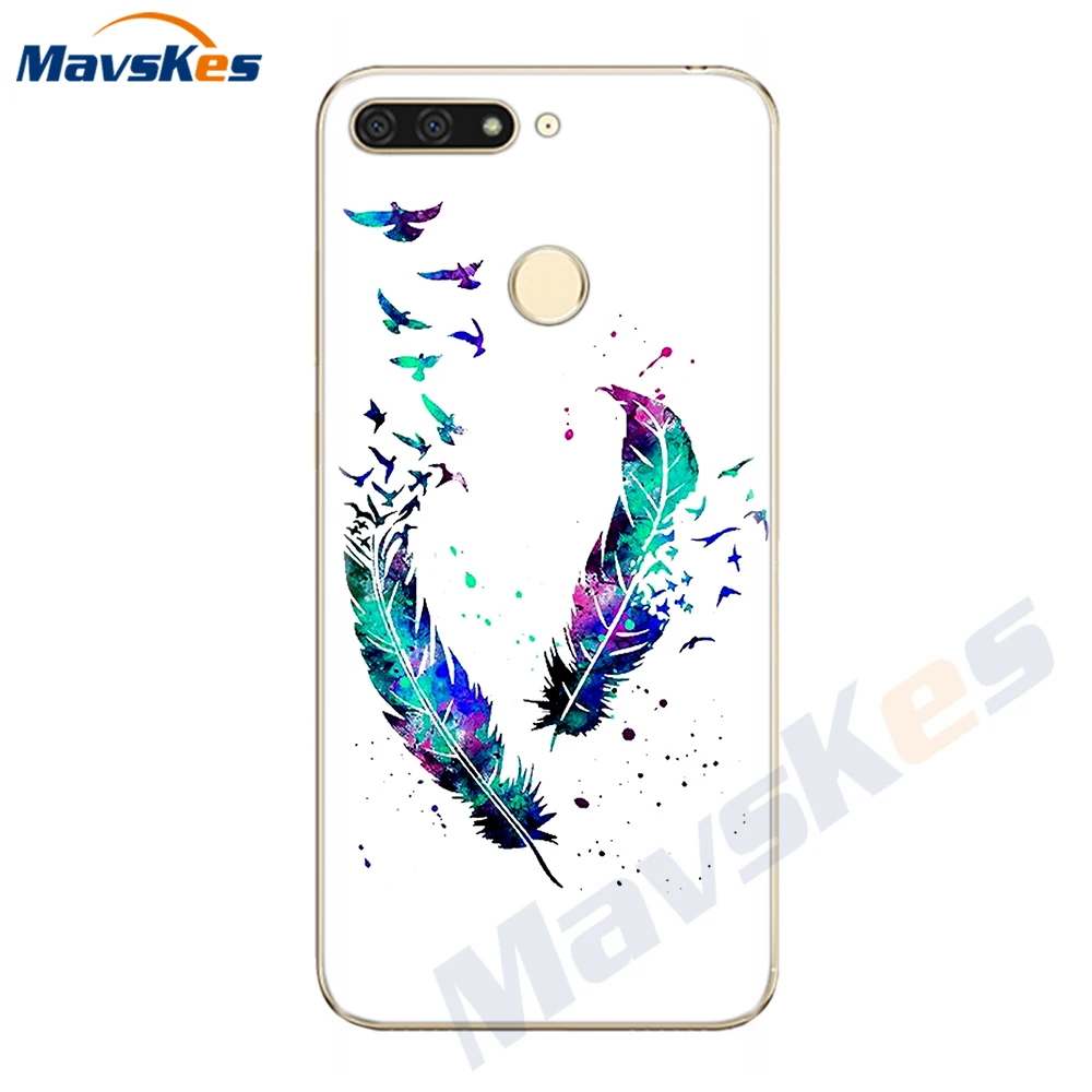 3 Мягкий чехол для Huawei Honor 7A Pro, Роскошный чехол для Huawei Honor 7A 5,45, силиконовый чехол для Huawei Honor 7 A Pro, чехлы для телефонов из ТПУ - Цвет: 3