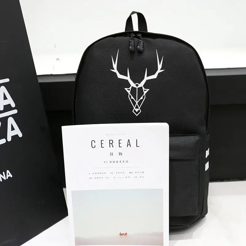 SAHigh School Backpacks For Teenager Luminous Bags Large Size Capacity Travelling Student Cute Cat Daily Book Bag | Багаж и сумки