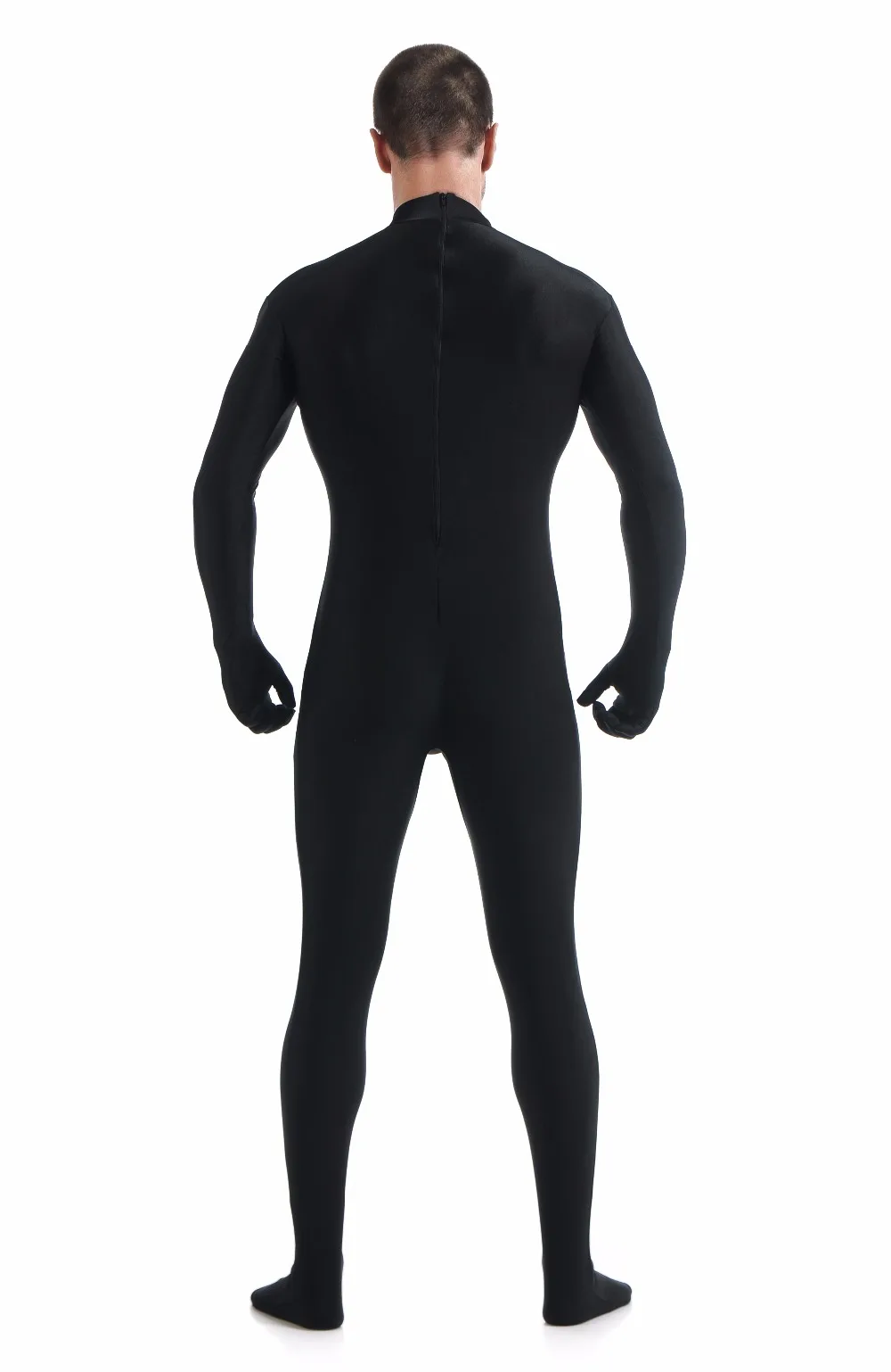Обтягивающие костюмы из лайкры Zentai, черный костюм без капюшона, гимнастическое трико из спандекса, мужские костюмы для косплея, боди для детей и взрослых