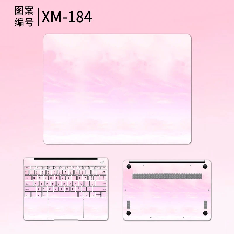 Черная наклейка для ноутбука huawei Matebook X Pro 13,9X13,3, чехол для ноутбука MateBook D 15,6 E 12, наклейка для ноутбука s - Цвет: 3