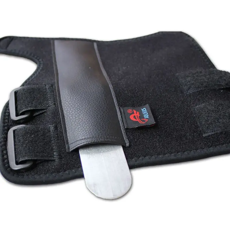 

Black Medium Adjustable Left Hand Wrist Palm Support Splint Brace Glove Sport Care