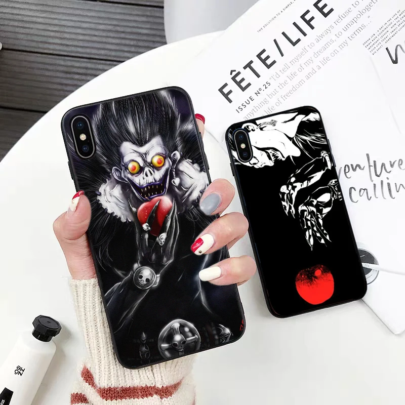 Силиконовый чехол Death Note Ryuk для iPhone 5 5S 6 6S Plus 7 8 11 Pro X XS Max XR | Мобильные телефоны и