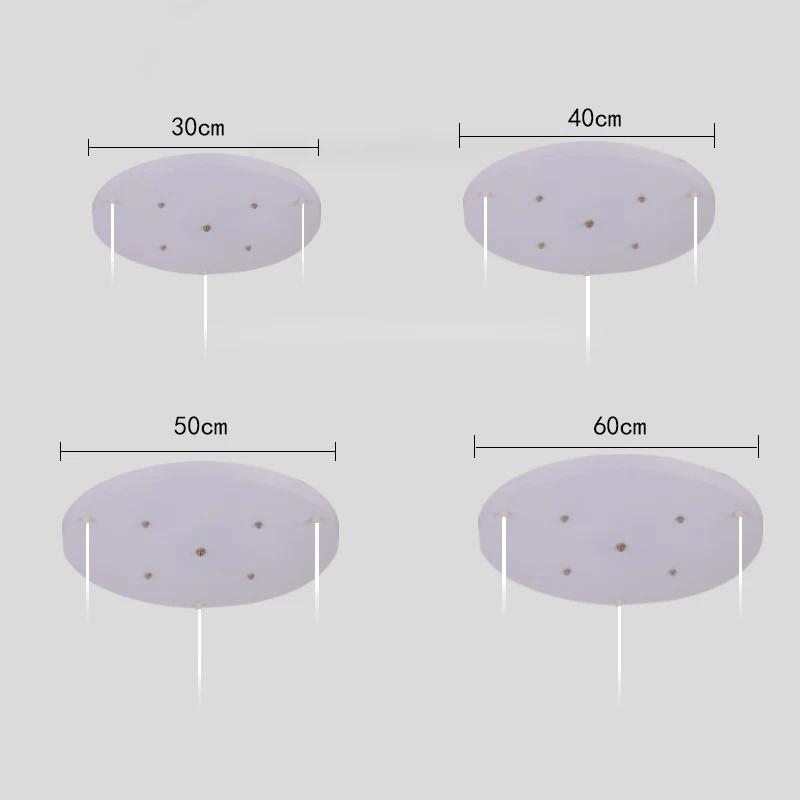 Основание для люстры высококачественные аксессуары освещения черная белая