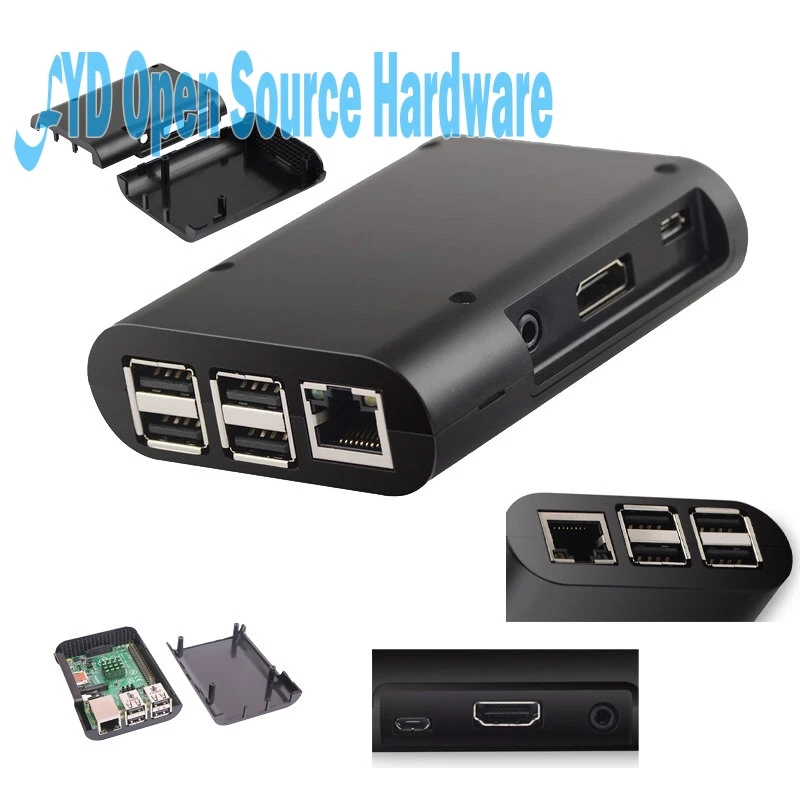 1 шт. для Raspberry Pi модели B + 2 Модель крышка В виде ракушки корпус прозрачный